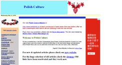 Desktop Screenshot of culture.polishsite.us